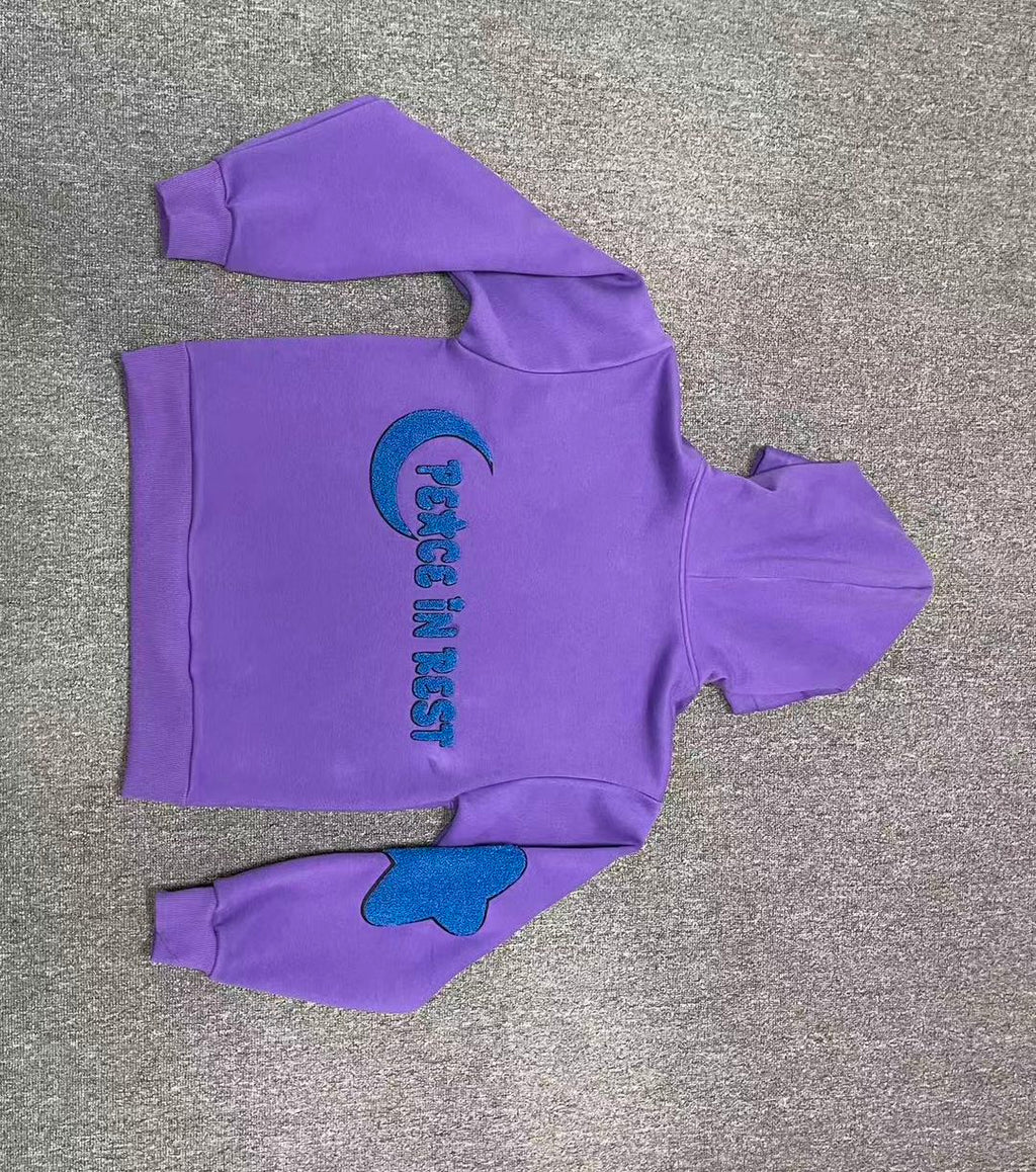 Pink PeaceInRest Star zip-up.